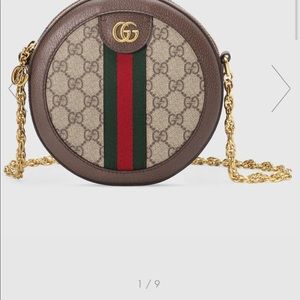 Ophidia mini GG round shoulder bag